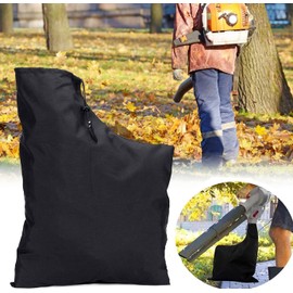 Wxinsheng Laubsauger Fangsack,Universal Ersatz Auffangsack Laubbläser Beutel Verstellbarer Ersatz Auffangsack Universal Laubbläser Beutel Laubsaugerbeutel mit Reißverschluss für Rasen Garten