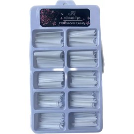 JR Tips Coffin Vaquero Curva C 100pz Jr Para Uñas