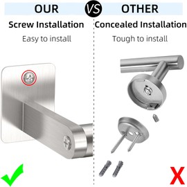 Bathroom Towel Bar, 24 Inch Towel Racks for Bathroom Wall Mounted, Heavy Duty Bath Hand Towel Holder Organizer, Modern Home Decor Towel Rod Bathroom Hardware Accessories, Brushed Silver