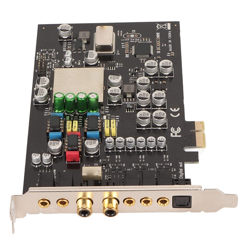 PCIe Sound Card CM8828 7.1CH TCXO PCIe PC Sound Card