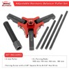 BILITOOLS Harmonic Balancer Puller Set, Adjustable 3-Jaw Puller for Removing