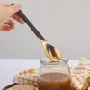 IMIKEYA Set of 4 Horn Egg Spoons Drinks Stirring Spoon