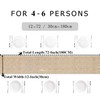 DUOBAO Champagne Gold Sequin Table Runner 12x72-Inch Sequin Table Runner