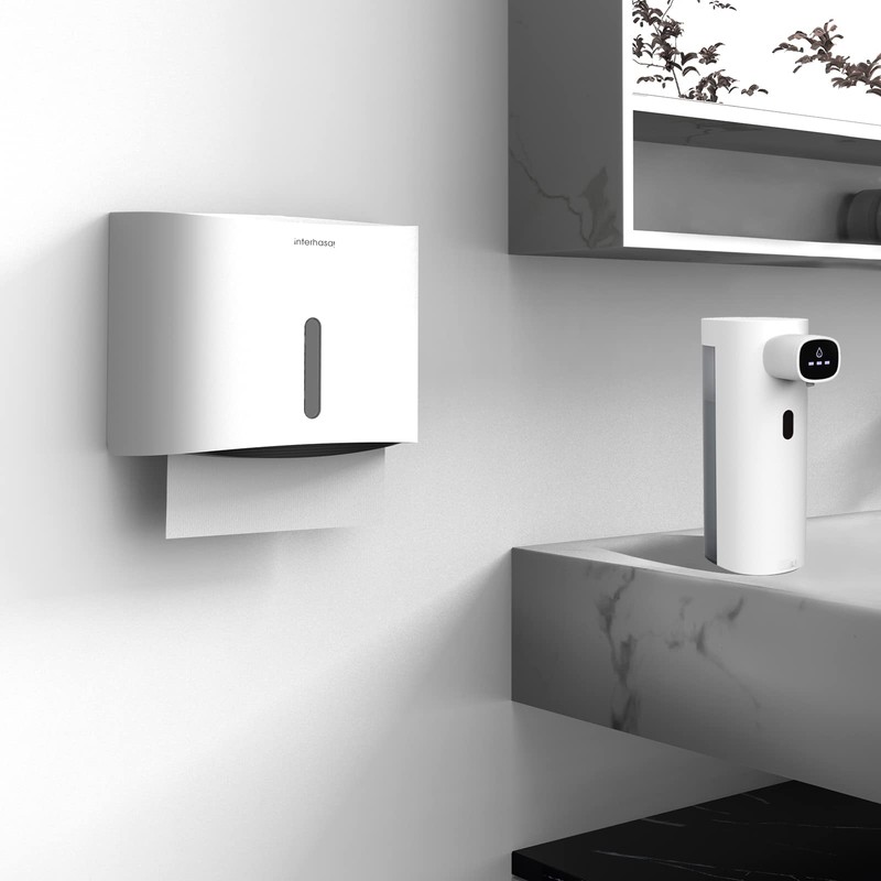 interhasa! Commercial Paper Towel Dispenser Wall Mounted, Hand Towel Dispenser