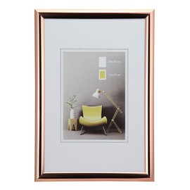 IDEAL TREND Studio Line Plastic Picture Frame Wall Decoration Collage Poster Photo Frame Colour: Rose Gold Format: 21 x 29.7 (DIN A4)
