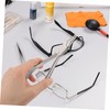 TEHAUX Eyeglass Repair Plier Stainless Steel Nose Pad Adjustment Tool
