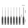 Hexagonal Screwdriver Set, 8 Pieces, RC Tool, Hexagon Socket, Screwdriver,