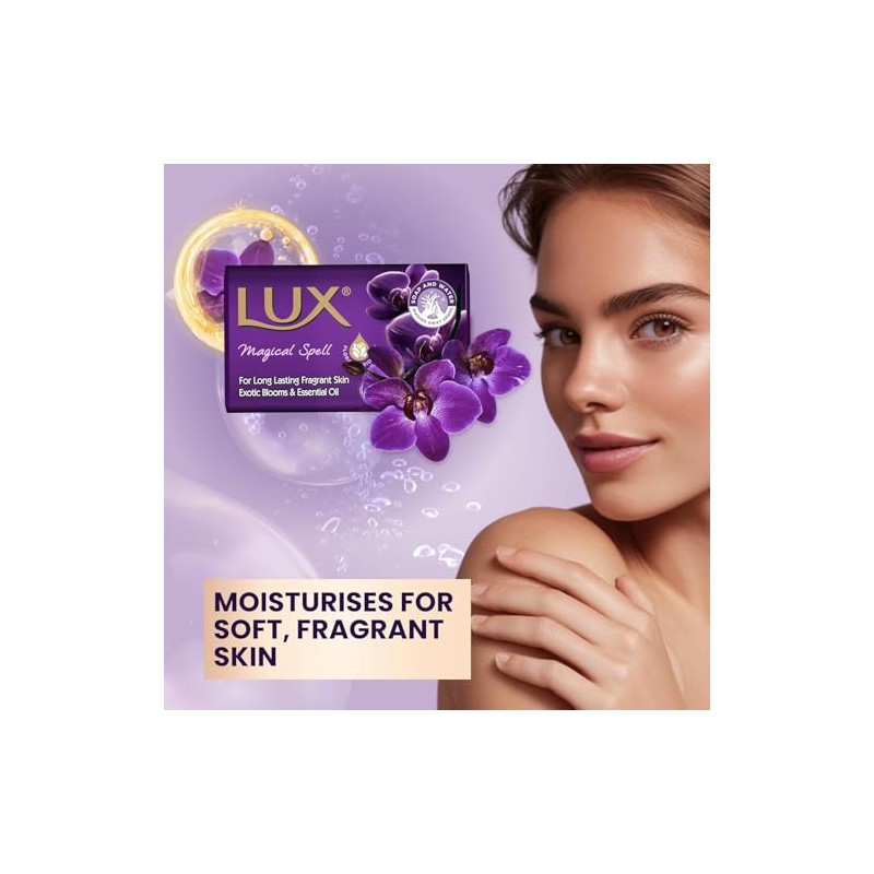 LUX Purple Magical Beauty Soap Bar - Men & Women