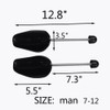 WOCTDTHW Shoe Trees for Sneakers Shaper 2 Pairs Plastic Men