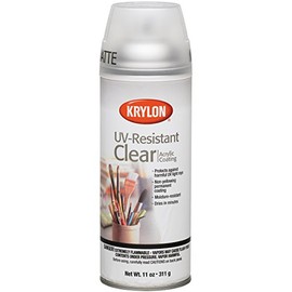 Krylon Uv Resistant Acrylic Coating Spray 11 Ounces Matte 1309 (2-Pack)