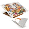 Tektalk Foldable Jigsaw Puzzle Board with 3 Angle Adjustable Bracket/Stand,