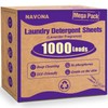 1000 Loads Mega Pack Laundry Detergent Sheets, Eco-friendly Laundry Sheets,