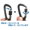 FregocS Carabiner with Swivel Screw Lock Convenient Set of 2,