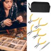 Jewellery Making Pliers Kit, Steel Tool Set for Wire Work