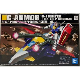 Bandai HGUC No.050 1/144 Gundam Unit G-Armor: G-Fighter+RX-78-2 Gundam (Mobile Suit Gundam)