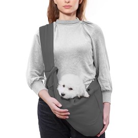 FEimaX Dog Sling Carrier, Pet Papoose Slings Bag for Small Dogs Cats, Puppy Hands Free Satchel Tote Pouch Carriers Doggie Crossbody Shoulder Carry Bags for Outdoor Travel