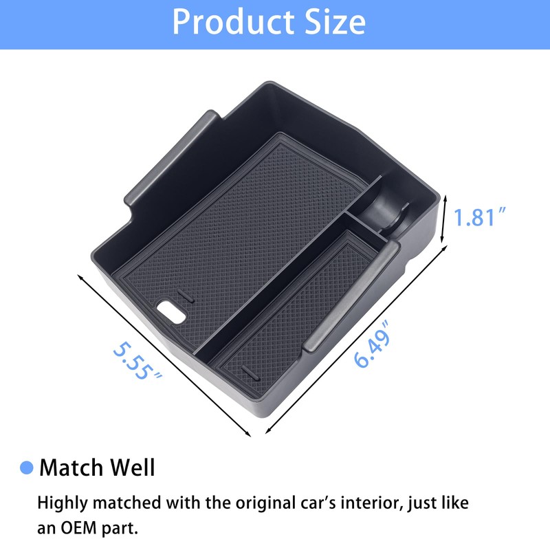 Center Console Organizer Compatible with 2025 Subaru Forester Accessories Armrest