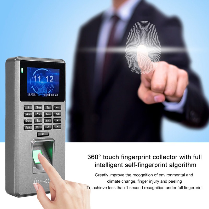 DC 12V 2.8in TFT HD Display Fingerprint Password Card Door