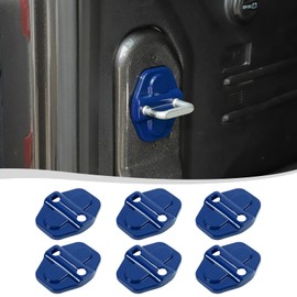 Voodonala - Cubierta de cerradura de puerta JL para Jeep Wrangler JL JLU, para Jeep Gladiator JT 4XE 392 2018-2024, accesorios exteriores ABS, 6PAC, azul oscuro