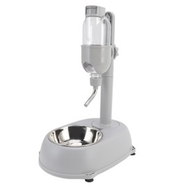 Pet Standing Water Dispenser Bowl 500ml Multifunctional Detachable Height Adjustable Pet Automatic Standing Water Feeder