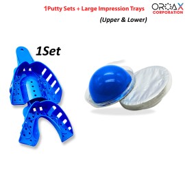 OROAX Teeth Impression Dental Hydrophilic Putty Firmer Pods Disposable Autoclavable - 1 Pair - Hydrophilic Putty Firmer
