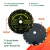 FORESTER Brush Cutter Blades - Trimmer Chainsaw Tooth Saw Blade