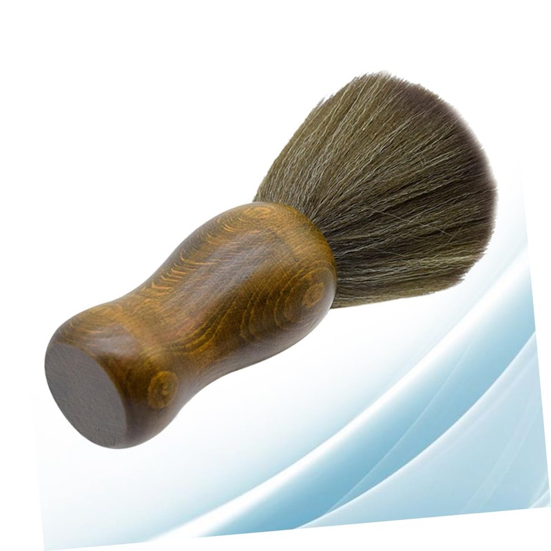 Baluue 1pc Wooden Handle Hair Cleaning Brush Soft Bristle for