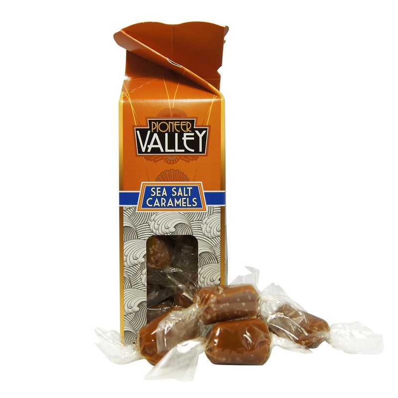 Salted Caramels 8oz Box by Pioneer Valley (Soft, Premium Quality,
