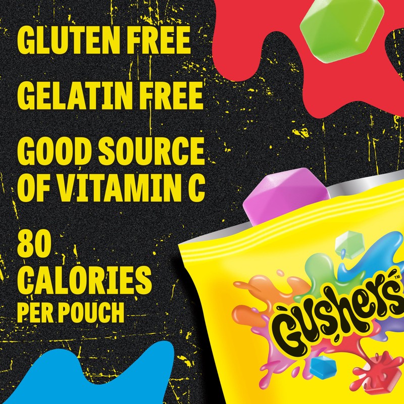 Gushers Fruit Flavored Snacks, Stranger Things Edition, Variety Pack, Tropical