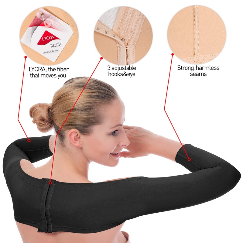 Brazo superior de compresión de manga Shaper Crop parte superior