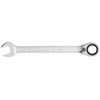 Blackhawk By Proto BW-1465 12 Point Combination Reversible Ratcheting Wrench, 15mm, Full Polish Finish