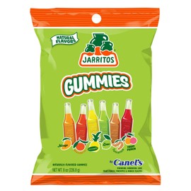 Jarritos Gummies Candy – 4 Pack of Sweet Mexican Candies with Natural Flavors – 6 Fruity Flavors – Sweet & Chewy Snack Treats