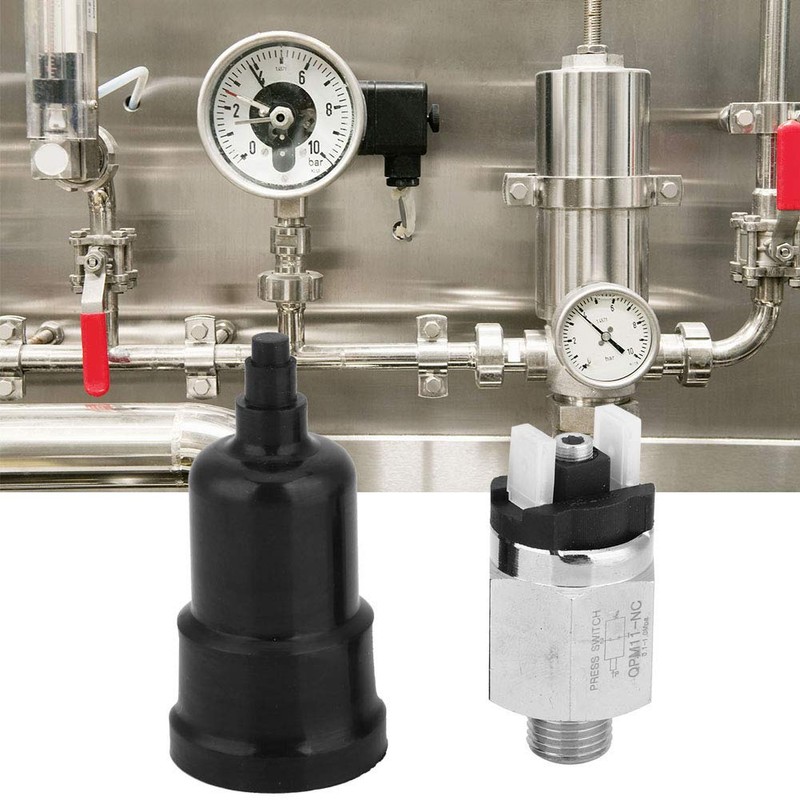 Pneumatic Adjustable Pump Pressure Switch, 1/4 QPM11-NO Pressure Control Switch