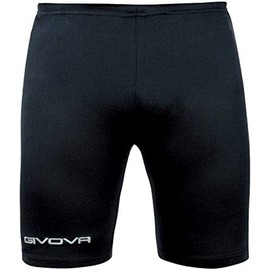 Givova Skin Shorts Men's Running Tights, Men's, Skin, Black, L