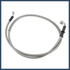 INFINAUTO 110cm 43.31" Motorcycle Brake Clutch Oil Hose Line Pipe
