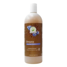 Shampoo Extracto Natural de Linaza Para Cabello Dañado y Rizado Productos Mart México (1 Litro)