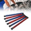 6PCS Drive Socket Organizer Holder 1/4in 3/8in 1/2in SAE And