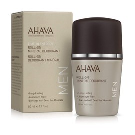 AHAVA 50 ml Roll-On Men’s Mineral Deodorant, 1.7 Fl Oz