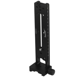 Haoge LVR-200CP Double Dovetail Plate 200mm Vertical Rail with 90 Degree Quick Release Clamp Fits Arca-Swid Tripod Ball Head Panoramic Panoramic Clamp