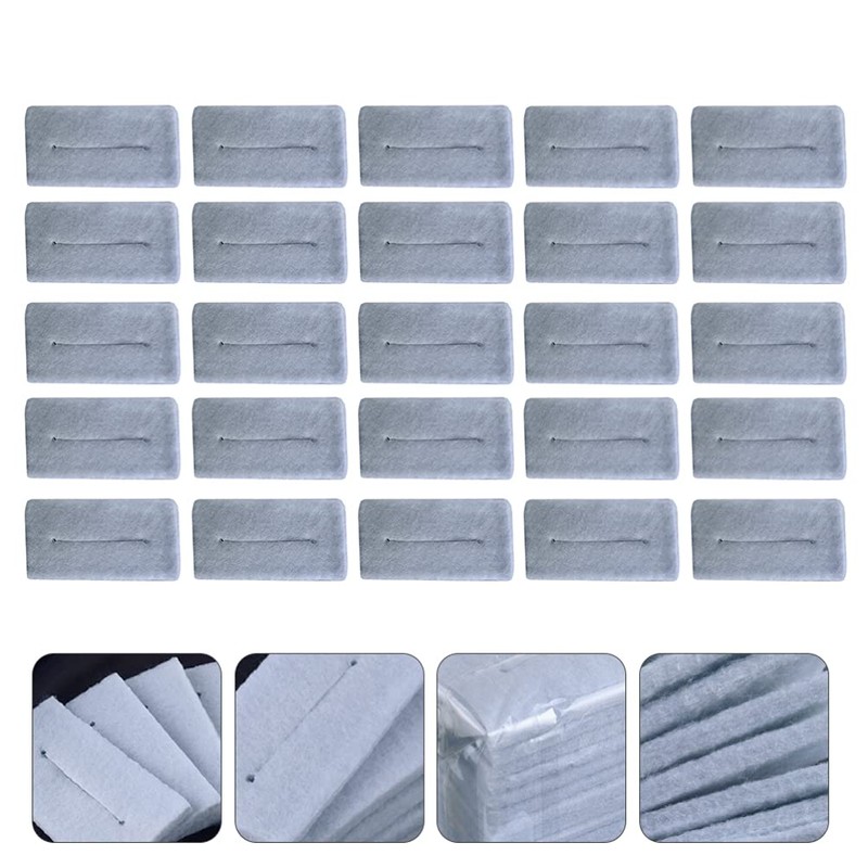 Beaupretty 25pcs Perm Cotton Insulation Mat Heat Resistant Foam Pad