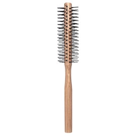 FOMIYES Round Hair Brush Wooden Comb Mini Quiff Roller for Women Men Thin Hair Bangs Beard Styling Lifting Curling Hairstyling Tool