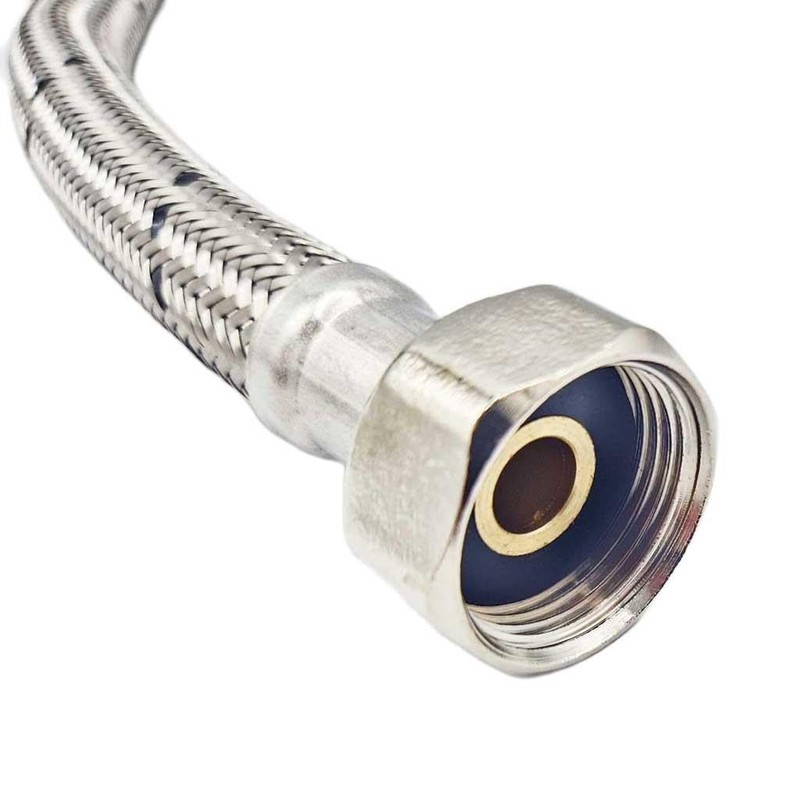 Flexible Hose Pipe Connector Tail 3/4" x 22mm Compression 300mm