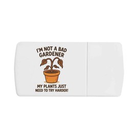 'Im Not a Bad Gardener' Pill Box with Tablet Splitter (PI00035233)