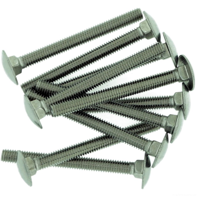 M6 (6mm x 30mm) Cup Square Carriage Bolt (Fully Threaded)