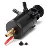 WENJTP Universal 150ml Car Oil Catch Can Kit Reservoir Tank,