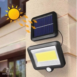 Importeek Lampara Solar Reflector Luz Led Jardin Exterior Pared Sensor