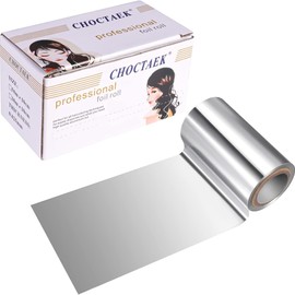 Hair Foil Highlighting 30M Balayage, 15cm Width Silver Aluminium Roll, Hair Foil Roll for Salon,Barber,Professional Hair Coloring Dispenser, Hair Foils for Colouring 100 ft (Silver, 100 ft)
