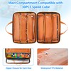 CURMIO Speed Cube Carrying Case, Portable Storage Bag Compatible with