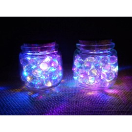 Decor LED Rope Nightlight Mystical Fairy Jar with Cork Lid Set of 2