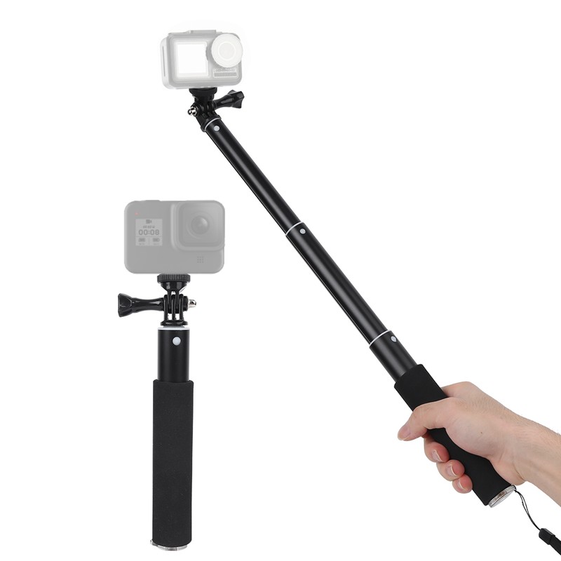 Action Camera Selfie Stretchable Extension Pole for Gopro/DJI OSMO/XiaoYi/SJCAM